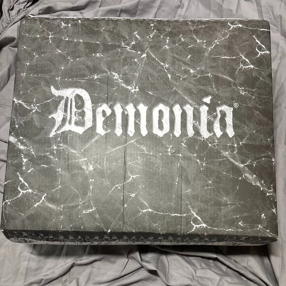 Demonia Black Platform boots, Size 9 - Picture 2 of 5